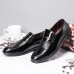 Men Non Slip Wear Resistant Casual Business Slip  On Dress Shoes