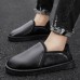 Men Plush Lining Thicken Warm Non Slip Wear Resistant Casual Shoes