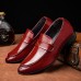 Men Slip  On Breathable Slip Resistant Fashion Business Dress Shoes