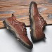 Men Brief Non Slip Soft Sole Lace Up Outdoor Casual Shoes